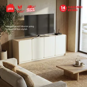 PIRA -  KOOVA SB180 BUFET / KABINET TV / SIDEBOARD / MEJA TV warna LIGHT TAUPE - PRO OAK - PIRA - foto 8