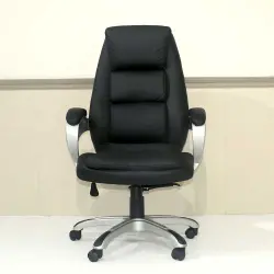 PIRA WORK - WILSON PC KURSI KERJA / KURSI KANTOR PRESIDENT CHAIR HITAM - BLACK warna BLACK - PIRA WORK - foto 2