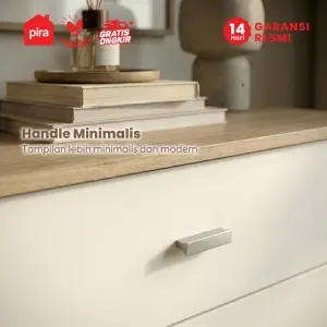 PIRA METROPOLIS OX -  KATO CH4 LEMARI LACI / DRAWER / LEMARI SUSUN warna PRO OAK - WHITE - PIRA METROPOLIS - foto 6