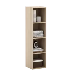 PIRA METROPOLIS -  HAKO SU 4X1 RAK 4 SUSUN / RAK SUSUN SERBAGUNA / RAK BUKU warna PRO OAK - PIRA METROPOLIS - foto 6