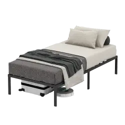 PIRA - BASE MBD100 DIPAN BESI / RANJANG / TEMPAT TIDUR BESI warna BLACK - PIRA - foto 2