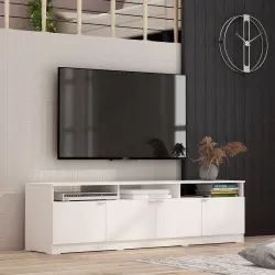 PIRA METROPOLIS - ALBA BAZ TV160 MEJA TV / RAK TV warna WHITE - METROPOLIS - foto 2