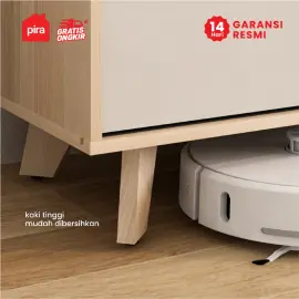 PIRA METROPOLIS - SENDAI TV121 MEJA TV / RAK TV / LEMARI TV / KABINET TV / BUFET TV warna PRO OAK - LIGHT TAUPE - PIRA METROPOLIS - foto 6