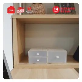 PIRA - ZACK DK 80 MEJA KERJA / MEJA BELAJAR DENGAN RAK BUKU warna PRO OAK - WHITE SM - PIRA - foto 10