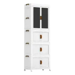 PIRA - SONA PBL150 QC SERIES LEMARI PAKAIAN PLASTIK / LEMARI BAJU / LEMARI PLASTIK / RAK PLASTIK warna WHITE - PIRA - foto 3