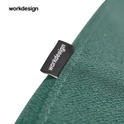 WORKDESIGN AHSOKA EC KURSI KANTOR / KURSI KERJA ERGONOMIS DENGAN LUMBAR SUPPORT warna DARK GREY - BLACK GREEN - WORKDESIGN - foto 8