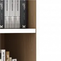 PIRA OX - POLKA BC80 RAK BUKU / RAK SERBAGUNA / RAK 11 SUSUN warna WHITE - PRO OAK - PIRA OX - foto 6