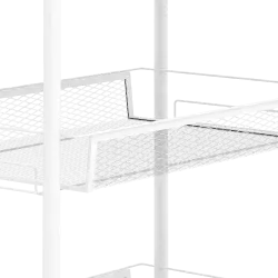 PIRA - GUMI MKT4 RAK TROLI / RAK SERBAGUNA / RAK BESI 3/ 4/ 5 SUSUN DENGAN RODA warna WHITE - PIRA - foto 8