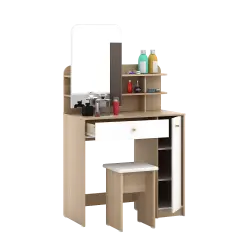PIRA METROPOLIS - SECHA DS80 MEJA RIAS warna PRO OAK - WHITE - METROPOLIS - foto 4