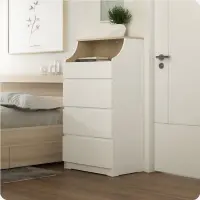 PIRA - LINUS CHS460 LEMARI LACI / LEMARI SUSUN / DRAWER warna WHITE - PRO OAK - PIRA - foto 2