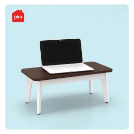 LEO DESK warna BROWN WALNUT - PIRA OX - foto 1