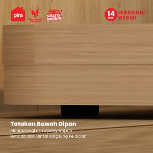 PIRA -  ONDA BD160 DIPAN / DIPAN TEMPAT TIDUR / ALAS KASUR / RANJANG warna PRO OAK - PIRA - foto 6