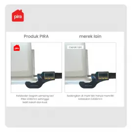 PIRA METROPOLIS -  KAO S PCH6 LEMARI PLASTIK SUSUN / LEMARI LACI / RAK SUSUN PLASTIK / LEMARI PLASTIK / DRAWER PLASTIK / RAK SERBAGUNA warna WHITE - PIRA METROPOLIS - foto 3