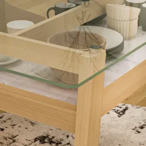 PIRA - NOBBEY DT120 MEJA MAKAN warna PRO OAK - PIRA - foto 6
