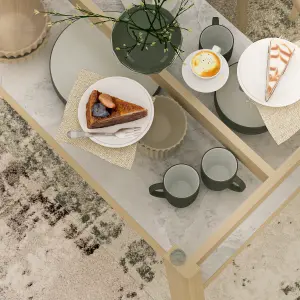 PIRA - NOBBEY DT120 MEJA MAKAN warna PRO OAK - PIRA - foto 7