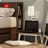 LEO DESK warna BROWN WALNUT - PIRA OX - foto 3