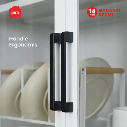 PIRA - VOSH 80 MKCWU KITCHEN SET / RAK DAPUR BESI / LEMARI DAPUR BESI / RAK DAPUR warna WHITE - PIRA - foto 9