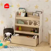 PIRA KIDS - TEDDY BC RAK BUKU ANAK / RAK BUKU MONTESSORI warna PRO OAK - WHITE - PIRA KIDS - foto 2