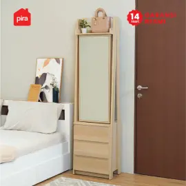 PIRA - KIREI DS48 MEJA RIAS / CERMIN FULL BODY / MEJA RIAS MINIMALIS warna PRO OAK - PIRA - foto 4
