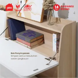 PIRA -  LEAN HB160 SANDARAN KASUR / BED HEADBOARD warna PRO OAK - WHITE SM - PIRA - foto 5