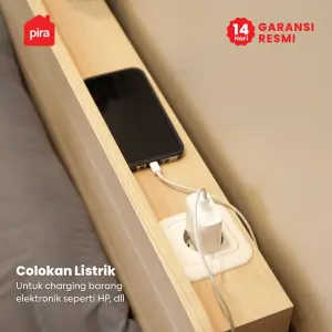 PIRA -  LUTA HB160 HEADBOARD KASUR / SANDARAN KASUR / DIPAN / DIPAN TEMPAT TIDUR warna PRO OAK - PIRA - foto 7