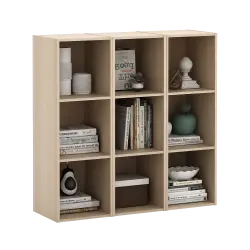 PIRA METROPOLIS  -  HAKO SU 3X1 RAK 3 SUSUN / RAK SUSUN SERBAGUNA / RAK BUKU warna PRO OAK - PIRA METROPOLIS - foto 6