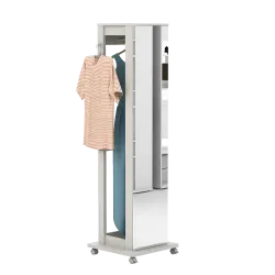 PIRA - ASTER DS48 CERMIN FULL BODY DENGAN GANTUNGAN BAJU warna WHITE ASH - PIRA - foto 4