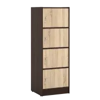 PIRA METROPOLIS - ALBA RSG 4 TS RAK SERBAGUNA / LEMARI SUSUN warna AMERICAN WALNUT - SONOMA OAK - METROPOLIS - foto 5