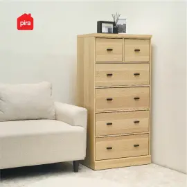 PIRA METROPOLIS - YORK CH4+2 LEMARI LACI / LEMARI SUSUN / DRAWER warna PRO OAK - PIRA METROPOLIS - foto 5