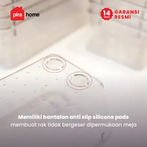 PIRA HOME -  SHITA DRAWER25 PO ORGANIZER LACI BENING / SEKAT LACI TRANSPARAN ISI 25 PCS warna CLEAR - PIRA HOME - foto 4