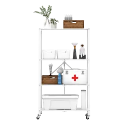 PIRA - FLATO MSU 4X1 RAK BESI LIPAT 4 SUSUN / RAK DAPUR SERBAGUNA warna WHITE - PIRA - foto 4