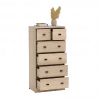 PIRA METROPOLIS - YORK CH4+2 LEMARI LACI / LEMARI SUSUN / DRAWER warna PRO OAK - PIRA METROPOLIS - foto 12