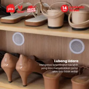 PIRA METROPOLIS -  KORYU SR60 RAK SEPATU / LEMARI SEPATU / RAK SERBAGUNA warna PRO OAK - PIRA METROPOLIS - foto 10