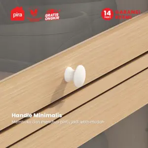 PIRA METROPOLIS -  KORYU SR60 RAK SEPATU / LEMARI SEPATU / RAK SERBAGUNA warna PRO OAK - PIRA METROPOLIS - foto 6