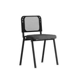 PIRA WORK - FETT VC KURSI HADAP / KURSI SUSUN / KURSI MEETING / KURSI KANTOR / ISO CHAIR warna DARK GREY - PIRA WORK - foto 4