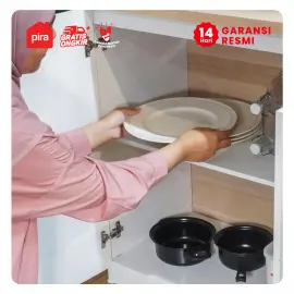 PIRA METROPOLIS - ARUNA KC120 LEMARI DAPUR / RAK DAPUR / KITCHEN SET / KABINET DAPUR warna WHITE - PRO OAK - PIRA METROPOLIS OX - foto 4
