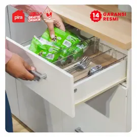 PIRA METROPOLIS - ARUNA KC120 LEMARI DAPUR / RAK DAPUR / KITCHEN SET / KABINET DAPUR warna WHITE - PRO OAK - PIRA METROPOLIS OX - foto 6