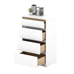 PIRA METROPOLIS OX - HIRO CH4 LEMARI LACI 4 SUSUN warna WHITE - PRO OAK - PIRA METROPOLIS OX - foto 9
