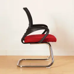 PIRA WORK - FINN VC PR KURSI HADAP / KURSI MEETING / KURSI KERJA / KURSI KANTOR warna BLACK - RED - PIRA WORK - foto 3