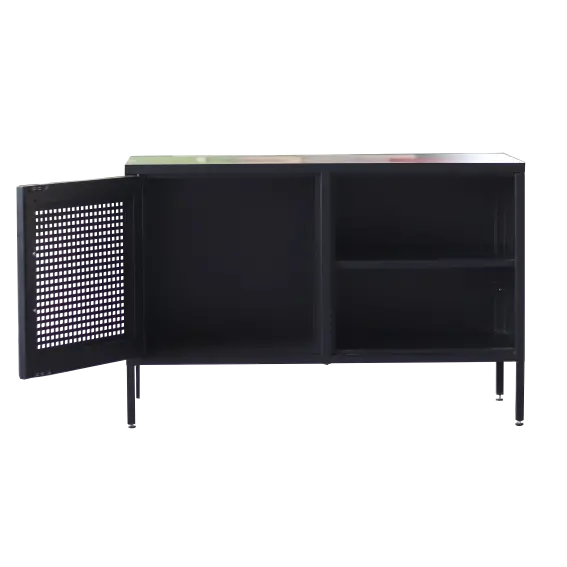 PIRA - KANO MTV100 RAK TV BESI / MEJA TV BESI warna BLACK - PIRA - foto 8