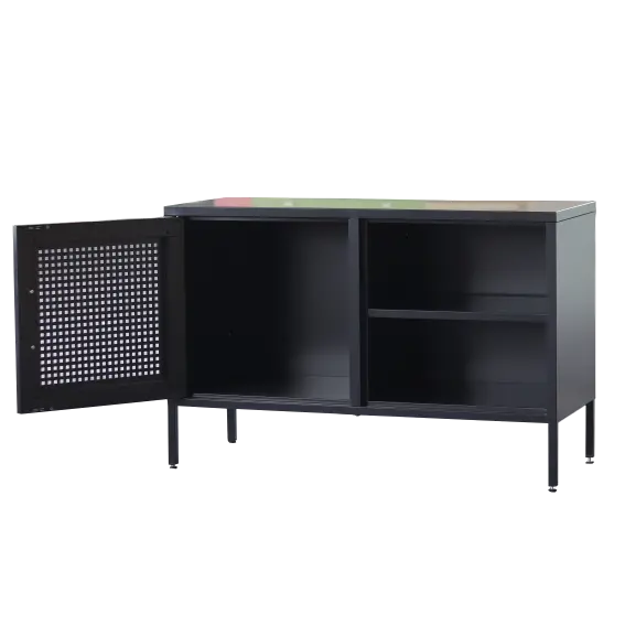 PIRA - KANO MTV100 RAK TV BESI / MEJA TV BESI warna BLACK - PIRA - foto 10