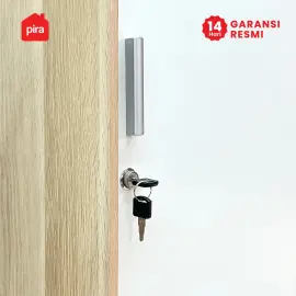 PIRA METROPOLIS OX - ARUNA WDSL80 A MR LEMARI PAKAIAN PINTU GESER / SLIDING warna WHITE - PIRA METROPOLIS OX - foto 4