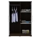 PIRA METROPOLIS - ALBA BAZ BL 80 LEMARI PAKAIAN ANAK warna AMERICAN WALNUT - WHITE - METROPOLIS - foto 3