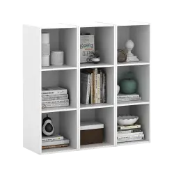 PIRA METROPOLIS - HAKO SU 3X1 RAK 3 SUSUN / RAK SUSUN SERBAGUNA / RAK BUKU warna WHITE - PIRA METROPOLIS - foto 5