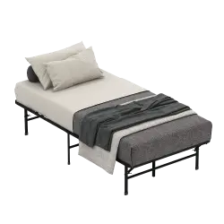 PIRA - BASE FOLDING MBD100 DIPAN BESI / RANJANG / TEMPAT TIDUR BESI warna BLACK - PIRA - foto 2