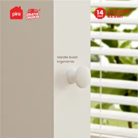 PIRA - EVIER BTC48 RAK CERMIN WASTAFEL warna WHITE - PIRA - foto 4