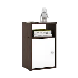 PIRA METROPOLIS - CLARISA NS MEJA SAMPING / NAKAS warna AMERICAN WALNUT - WHITE - PIRA METROPOLIS OX - foto 3