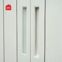 PIRA - SAXON 160 SSL MWD LEMARI PAKAIAN BESI SLIDING / PINTU GESER warna WHITE - PIRA - foto 18
