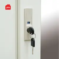 PIRA - SAXON 160 SSL MWD LEMARI PAKAIAN BESI SLIDING / PINTU GESER warna WHITE - PIRA - foto 21