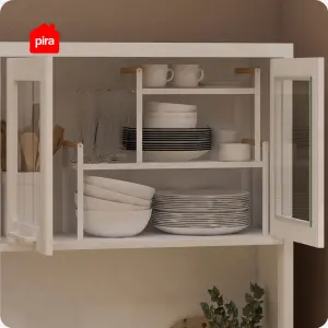 PIRA HOME - KAWA XL RB RAK PENYIMPANAN SERBAGUNA / RAK DAPUR / RAK BUMBU / RAK SUSUN BESI warna WHITE - PIRA HOME - foto 9